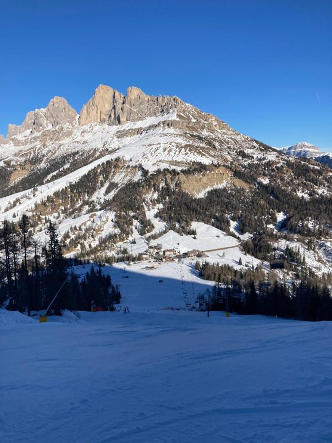 Renoviertes Apartment Mit Terrasse An Der Piste Mit Kostenlosen Wifi Carezza al Lago Exterior foto